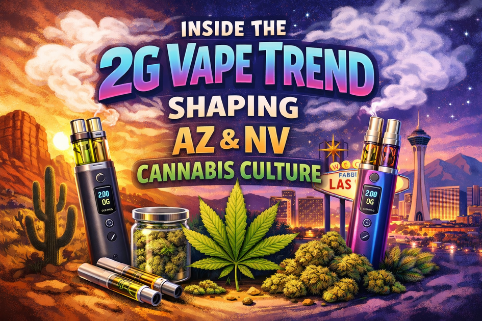 2G THC Vape Trend in Arizona & Nevada  STIIIZY