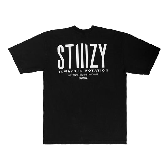 STIIIZY Always in Rotation T-Shirt - Black, Back