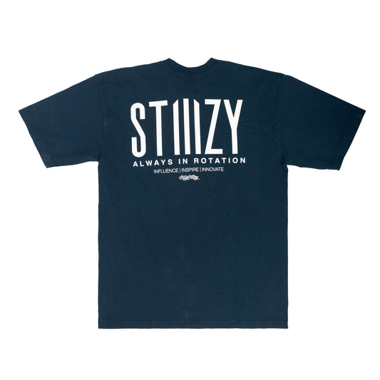 STIIIZY Always in Rotation T-Shirt - Navy, Back