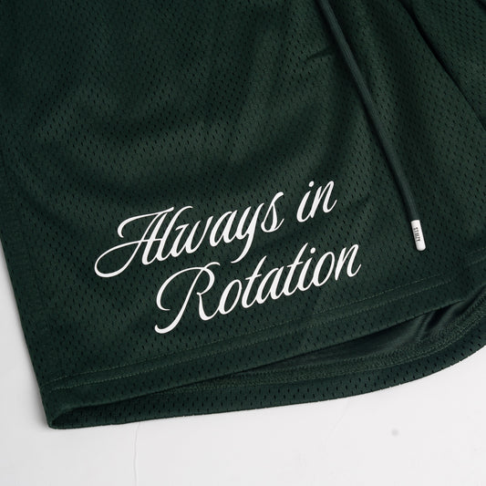 STIIIZY Mesh Basketball Shorts - Green, Right Side Detail