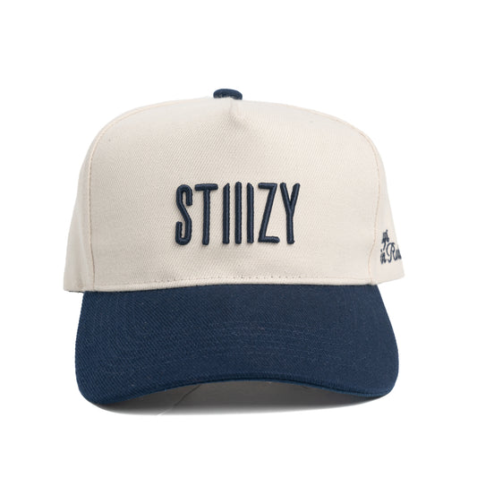STIIIZY A-Frame Snapback Hat - Navy, Front