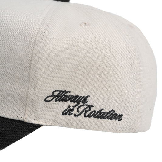 STIIIZY A-Frame Snapback Hat - Cream, Left side Detail