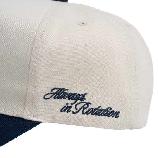 STIIIZY A-Frame Snapback Hat - Navy, Left side Detail