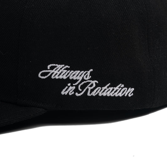 STIIIZY A-Frame Snapback Hat - Black, Left side Detail