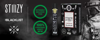 STIIIZY x WEED FOR WARRIORS x BLACKLIST: AN EXCLUSIVE BATTERY COLLABORATION