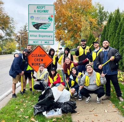 STIIIZY x Altius Dispensary - Adopt-A-Highway Cleanup Event