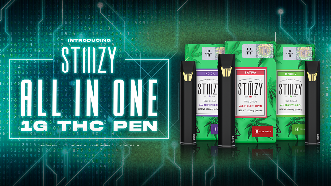 NEW TO THE LINE: STIIIZY All-in-One THC 1G Pods