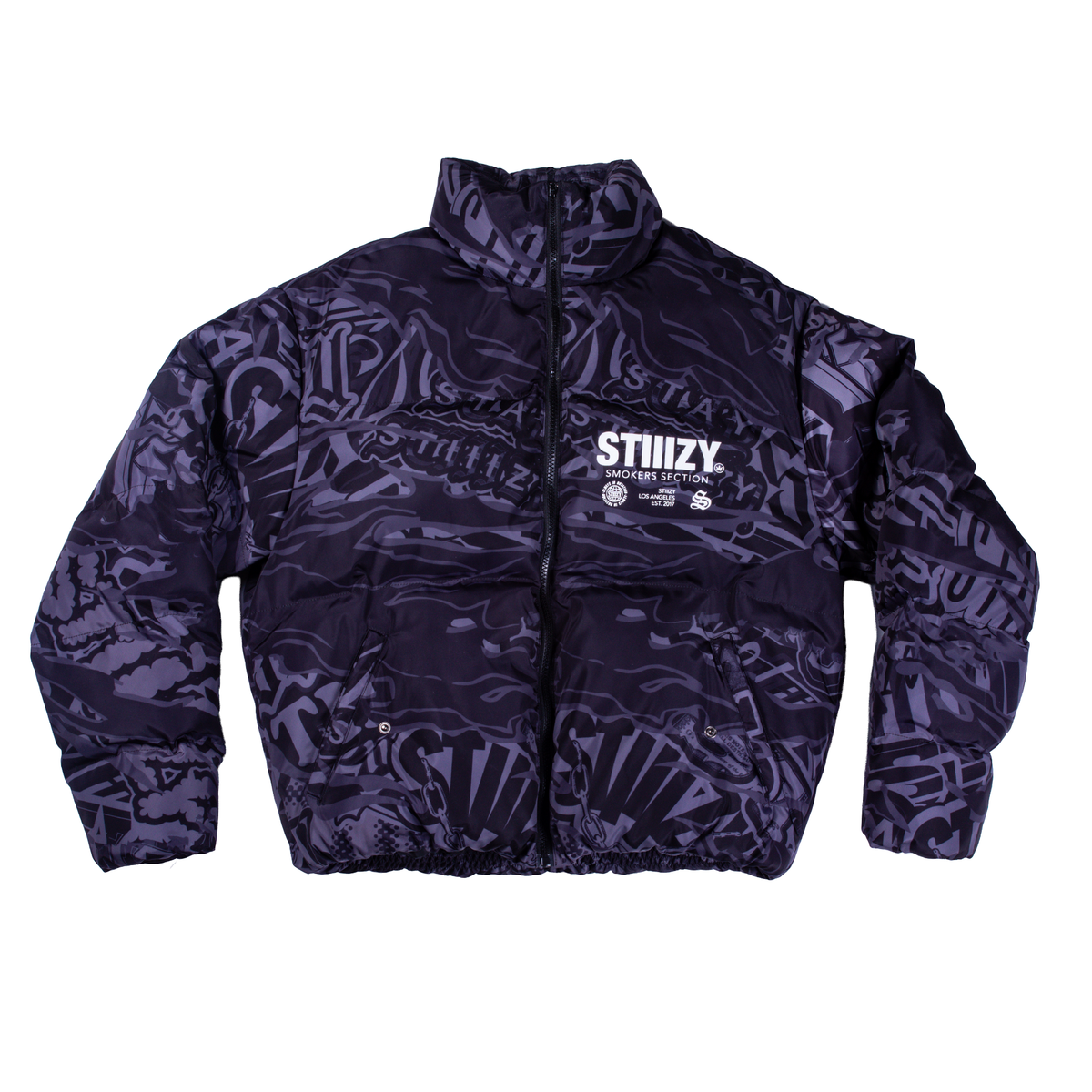 STIIIZY Puffer Jacket - Black