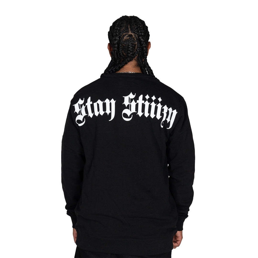 STAY STIIIZY Black Crewneck – Premium Streetwear Sweatshirt
