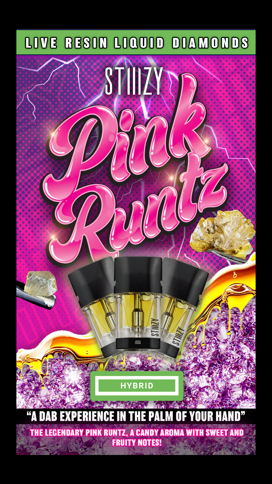STIIIZY Liquid Diamond Pods | Live Resin THC STIIIZY Liquid Diamond Pods | Live Resin THC