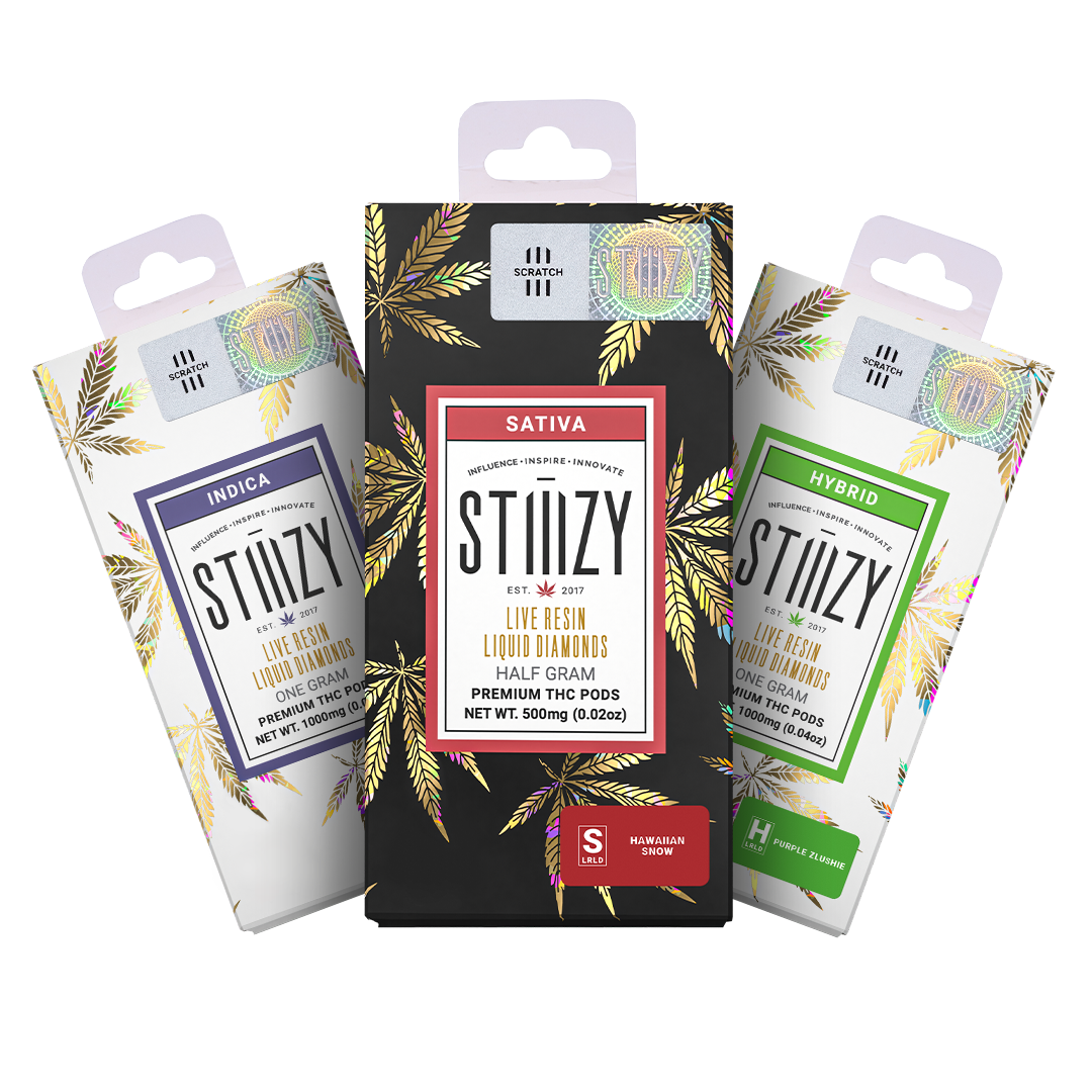 STIIIZY Liquid Diamond THC Pods | Live Resin Power STIIIZY Liquid Diamond THC Pods | Live Resin Power