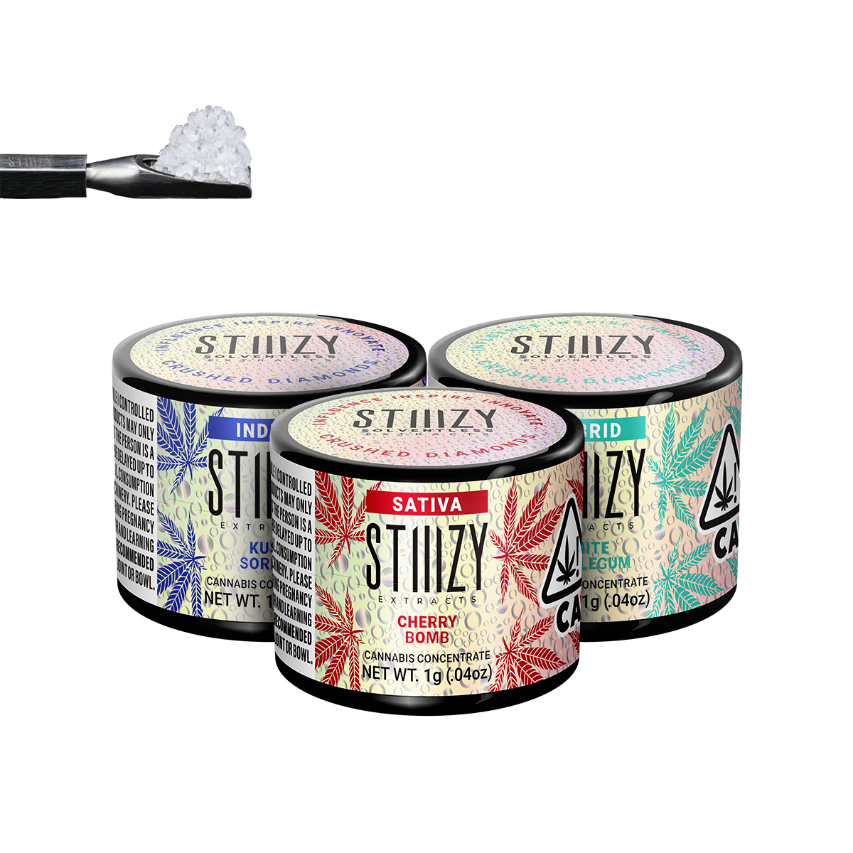 STIIIZY Crushed Diamond Extracts | Potent THC Power