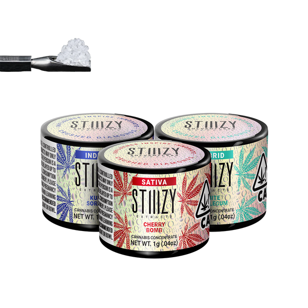 STIIIZY Crushed Diamond Extracts | Potent THC Power