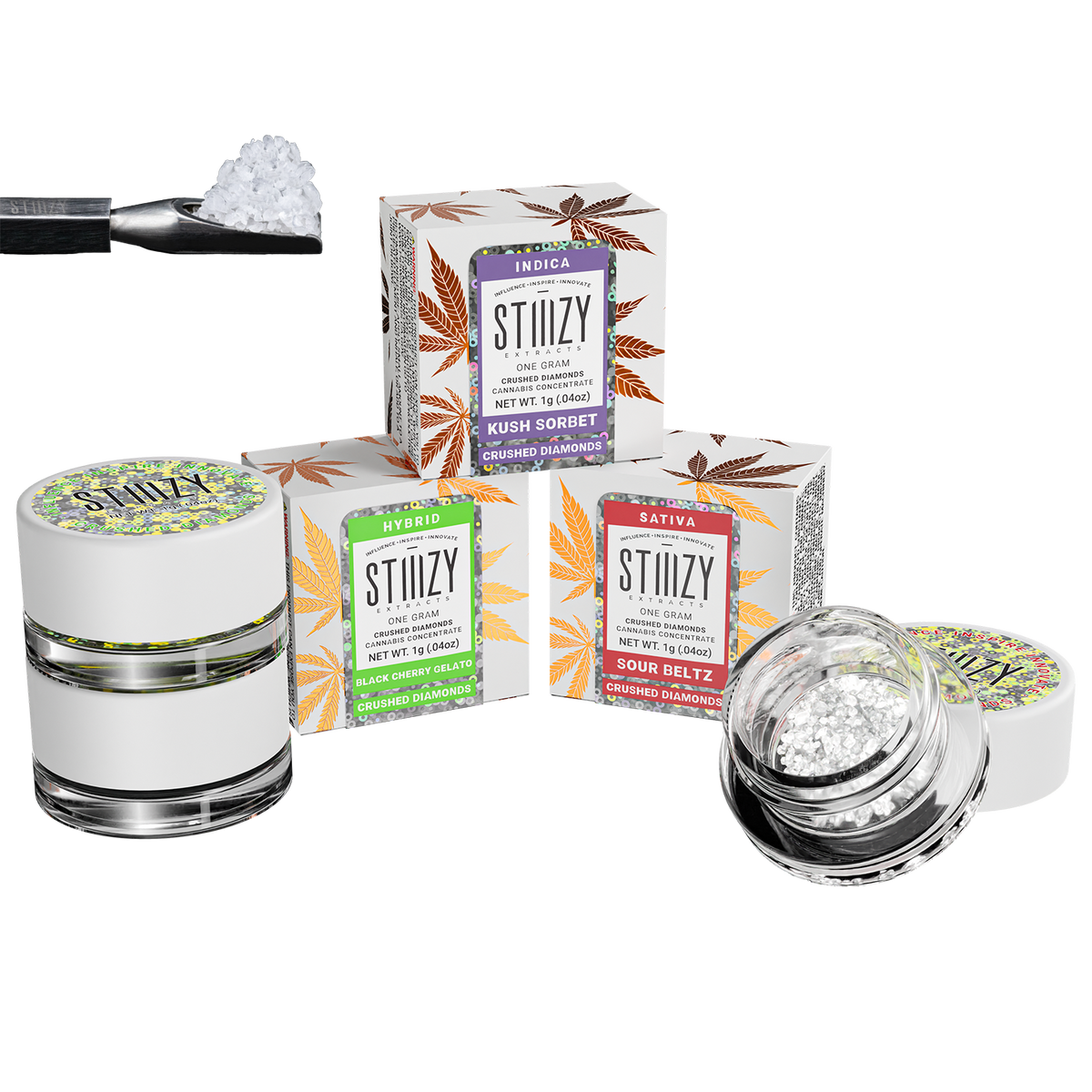 Experience the Versatility of STIIIZY Crushed Diamond Extracts