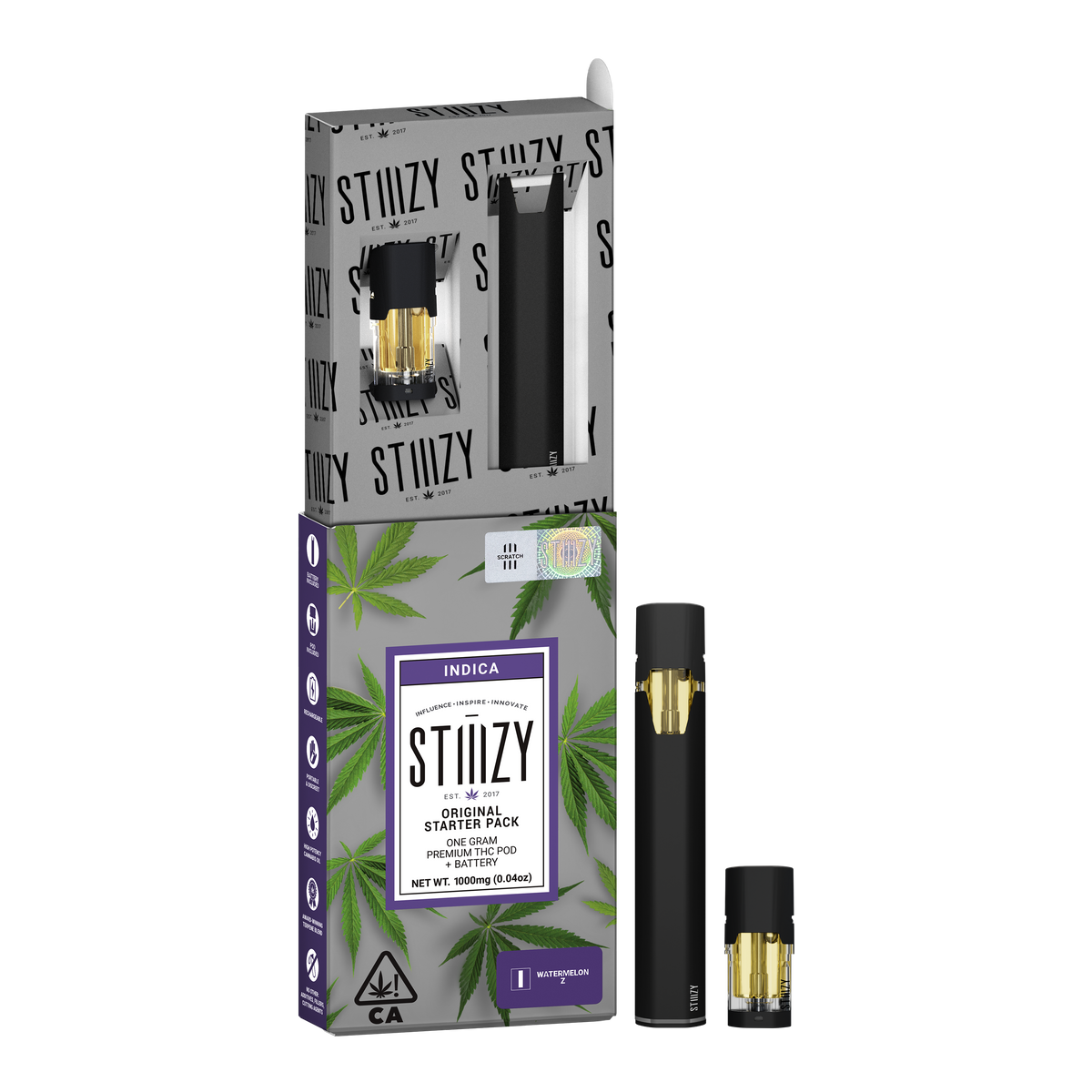 STIIIZY Starter Pack - THC Pods & Battery