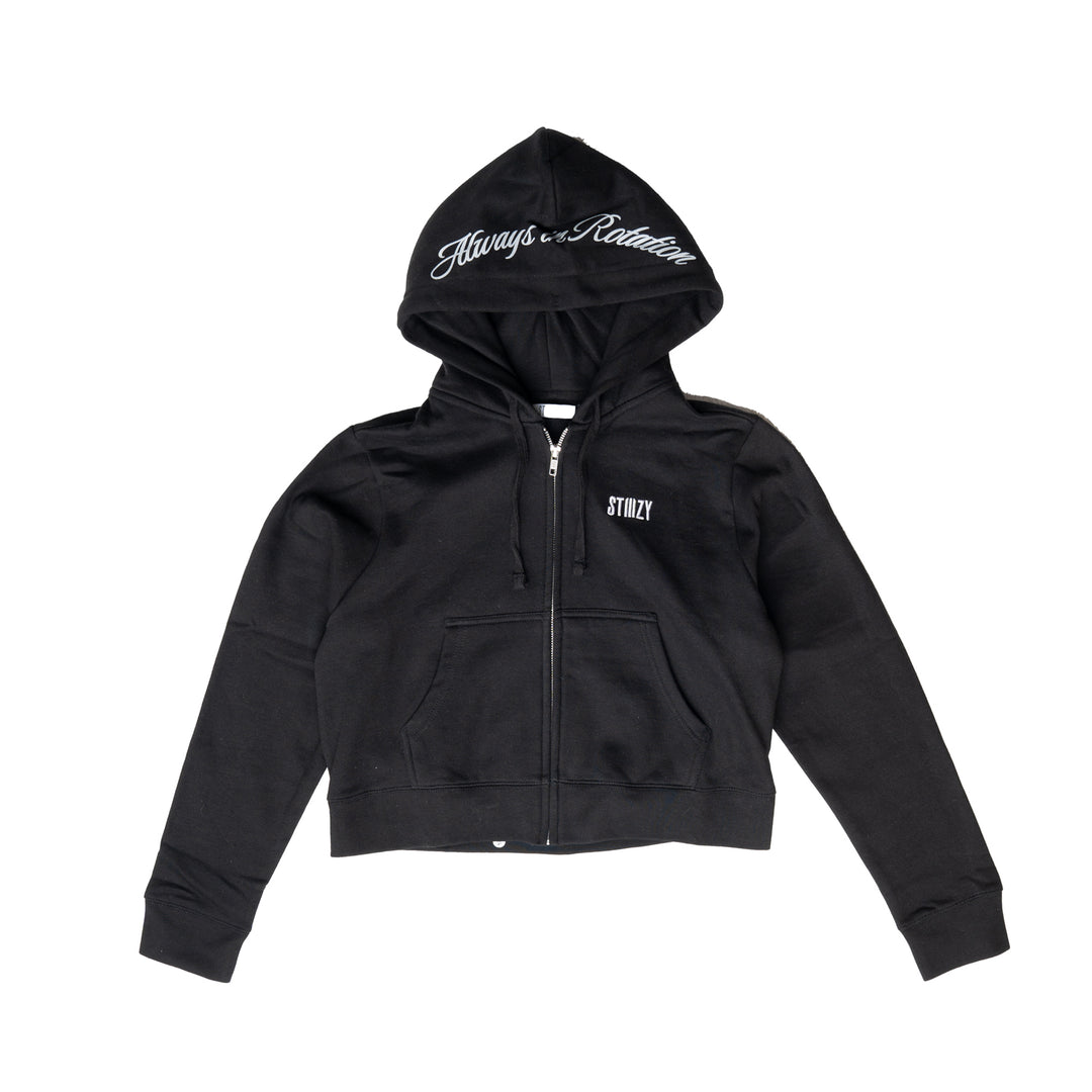 STIIIZY Women's Cropped Hoodie - Black