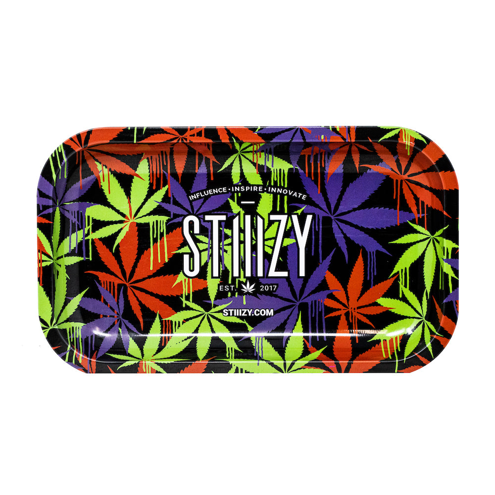STIIIZY Colorful Leaves Rolling Tray | Bright & Bold